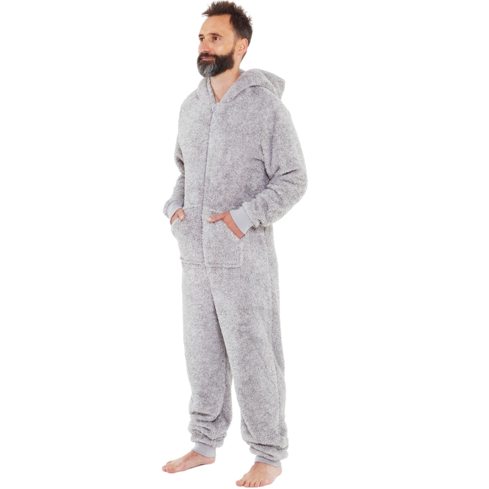 Mens Fluffy Fleece Onesie (5677496041633)