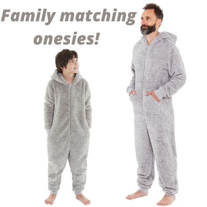 Mens Fluffy Fleece Onesie (5677496041633)
