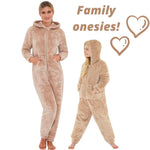 Girls Fluffy Fleece Onesie (7119991439521)