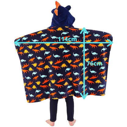 Dinosaur Hooded Cuddle Blanket (7006723211425)