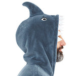 Men's Shark Fleece Onesie | Adult Shark Onesie (5553885872289)