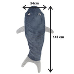 Shark Novelty Sleeping Bag  | Novelty Blanket for Kids (5871431352481)
