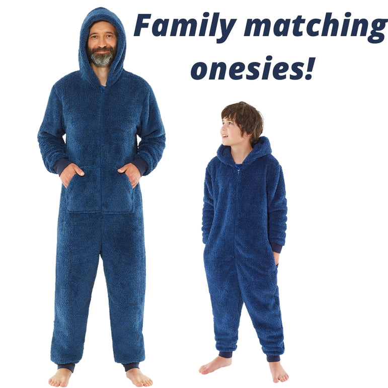 Mens Fluffy Fleece Onesie (5677496631457)