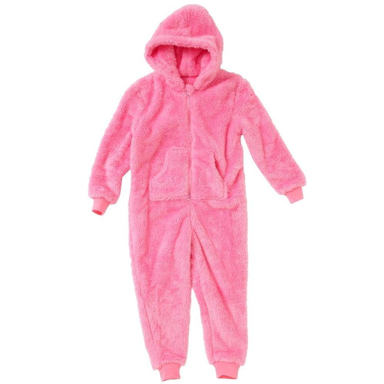 Girls Fluffy Fleece Onesie (7119991734433)