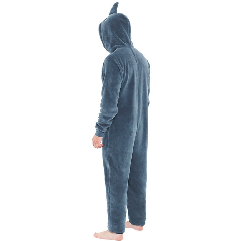 Men's Shark Fleece Onesie | Adult Shark Onesie (5553885872289)